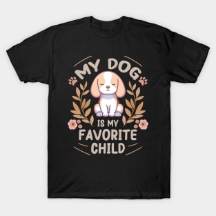 Mother's Day Beagle Dog is my Favorite Child T-Shirt